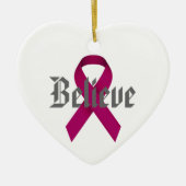 AVM Awareness Heart Ornament (Voorkant)