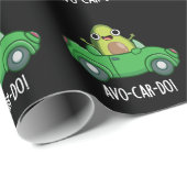Avo-car-do Grappige Avocado Puns Donker BG Cadeaupapier (Rol Hoek)