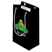 Avo-car-do Grappige Avocado Puns Donker BG Klein Cadeauzakje (Voorkant Gekanteld)