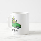 Avo-car-do Grappige Avocado Woordspelingen  Koffiemok (Voorkant links)