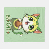 Avo-CAT-o Fleece Deken (Voorkant (Horizontaal))