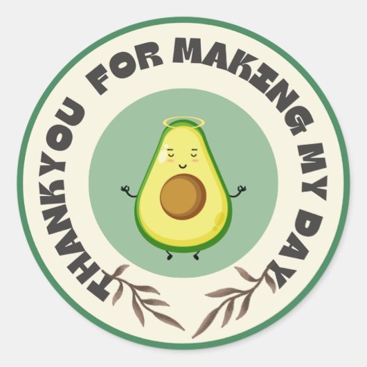 "Avo-Celebrate ! Sticker Bash Anniversaire" (Devant)