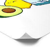 Avo-Curdle Funny Food Pun Poster (Coin)