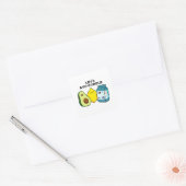 Avo-Curdle Funny Food Pun Sticker (Enveloppe)