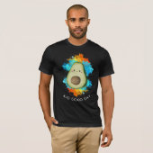 Avo Good Day - Grappig Happy Avocado T-shirt (Voorkant volledig)