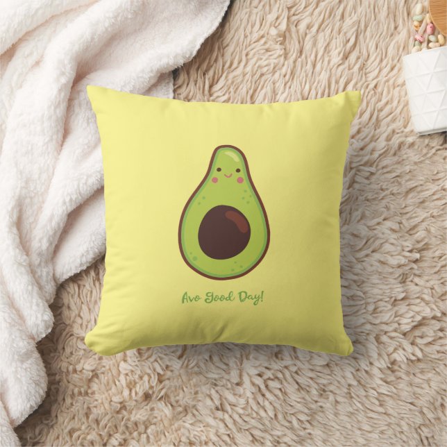 Avo Good Day Punny Avocado Kussen (Deken)