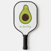 Avo Good Day Punny Avocado Pickleball Paddle (Achterkant)
