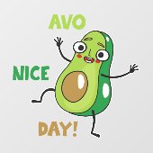 Avo Leuke Dag Raamsticker (Vel)