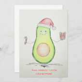 "Avo Prettig Kerstfeest" Kerstkaart (Voorkant / Achterkant)