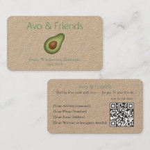 Avo & Vrienden | Avocado Logo Gezonde voeding -