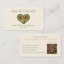 Avo & Vrienden | Avocado Logo Gezonde voeding -