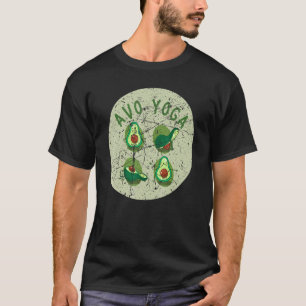Avo Yoga Avocado Yoga Vintage Gebruikte Uiterlijk T-shirt