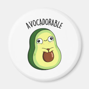 Avoc-schattig Funny Avocado Pun Magneet