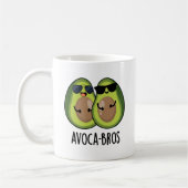 Avoca-broers Grappige Avocado Woordgrap Koffiemok (Links)