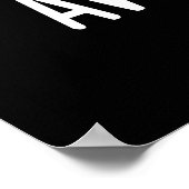 Avoca-bros Funny Avocado Pun Dark BG Poster (Hoek)