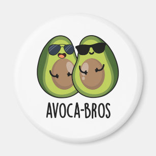 Avoca-bros Funny Avocado Pun Magneet