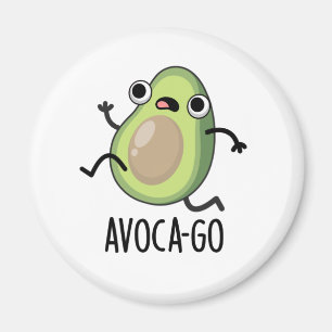 Avoca-go Grappige avocado woordspeling Magneet