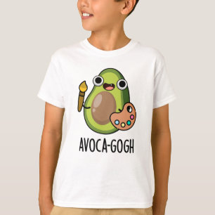 Avoca-gogh Funny Avocado Artist Pun T-shirt