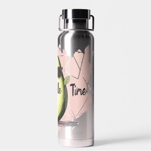 🥑 Avoca-🕶️ Waterfles (Achterkant)