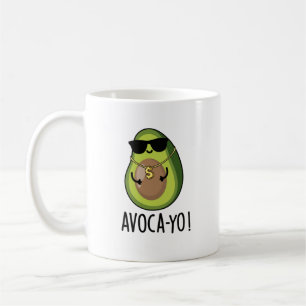 Avoca-yo Funny Cool Avocado Pun Koffiemok
