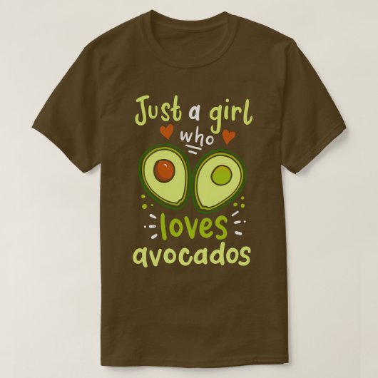 Avocado (14) t-shirt (Design voorkant)