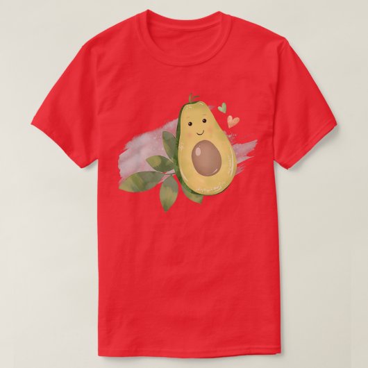 Avocado 4 1 t-shirt (Design voorkant)