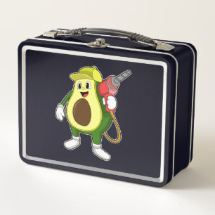 Avocado als ambachtsman met boor
