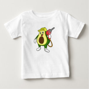 Avocado als ambachtsman met boor