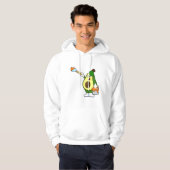 Avocado als Schilder met het borstel van de Verf Hoodie (Voorkant volledig)