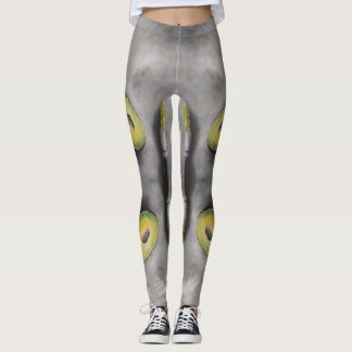 Avocado Art Modern Stilleven Ontbijt gezond vet Leggings