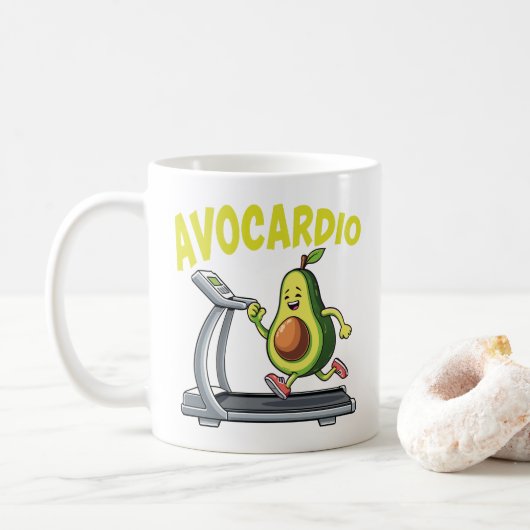 Avocado - Avocado Workout Gym Koffiemok (Met donut)
