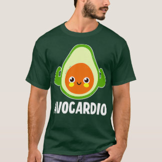 Avocado Avocardio Cute Strong Funny T-shirt