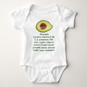 Avocado baby onsie creeper romper