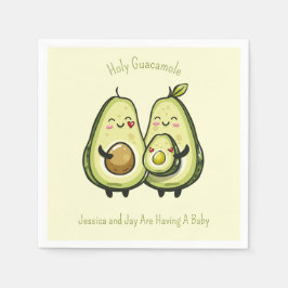 Avocado-Baby shower Servet