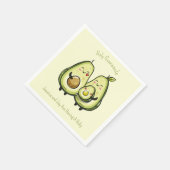 Avocado-Baby shower Servet (Hoek)