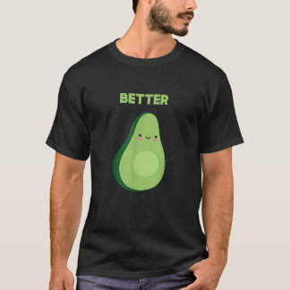 Avocado Betere halve Matching Couple Cute Valentij T-shirt