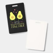 Avocado Better Together Badge (Voor- en achterkant)
