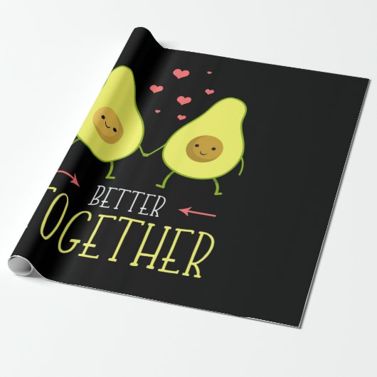 Avocado Better Together Cadeaupapier (Uitgerold)