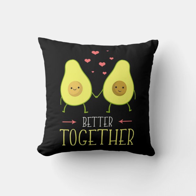 Avocado Better Together Kussen (Voorkant)