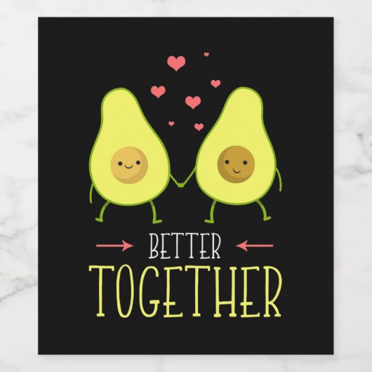 Avocado Better Together Wijn Etiket (Enkel label)