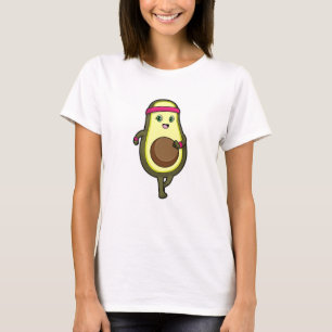 Avocado bij Jogging met hoofdband T-shirt