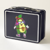 Avocado bij Muziek met Hoofdtelefoon (Achterkant)