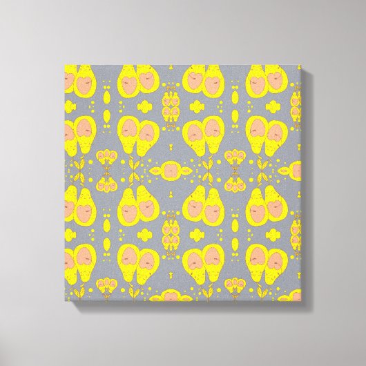 Avocado Bliss: Medium Tapestry 50x60 Canvas Afdruk (Voorkant)