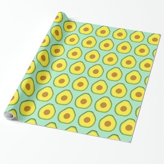 Avocado Cadeaupapier (Uitgerold)