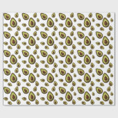 avocado cadeaupapier (Vlak)
