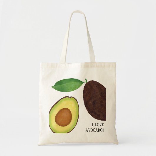 AVOCADO-Canvas tas (Voorkant)