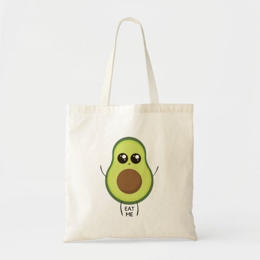 Avocado Canvas tas | Winkelzak (Voorkant)