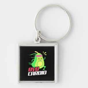 Avocado Cardio Exercise Sleutelhanger