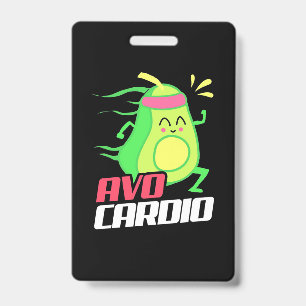Avocado Cardio Oefening Badge