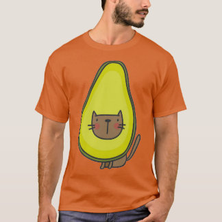 avocado cat 1 t-shirt
